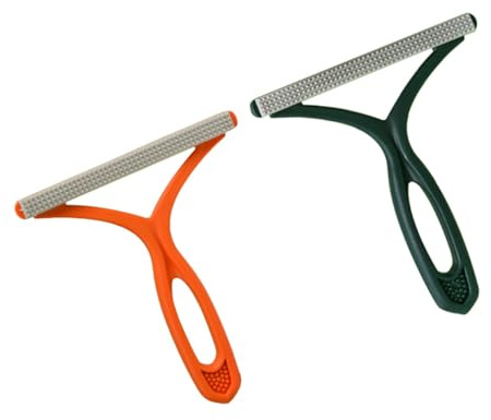 Milisten 2 piezas Quita Pelos para Ropa y Mascotas Cepillo Removedor de Pelusa con Mango Eficaz para Abrigos Alfombras y Asientos de Coche Seguro y Duradero para Prolongado