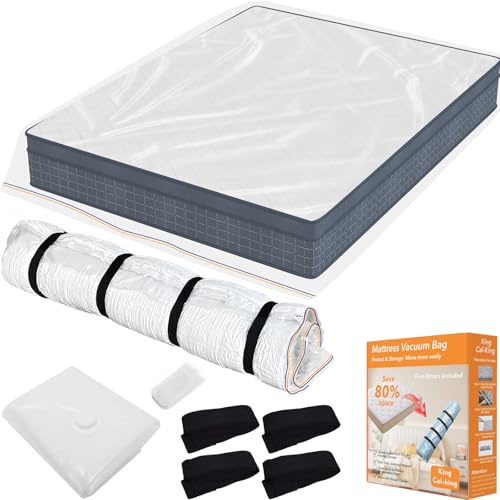 Vakuumbeutel für Matratzen 120/140/160x200cm, Aufbewahrungsbeutel für Matratze Vakuum Kleiderbeutel Große Vakuumbeutel Matratzen Staubsaugerbeutel für Transport platzsparend, Beutelgröße: 240x200cm