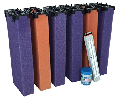 Wacredo Wartungspaket passend für Oase Filtomatic 12000 inkl. Schwammset 24 Watt Leuchtmittel Filterstarter Komplettset Wasseraufbereitung