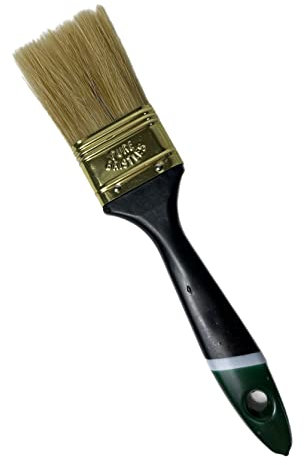 6 pinceles planos de 38 mm con forma inglesa