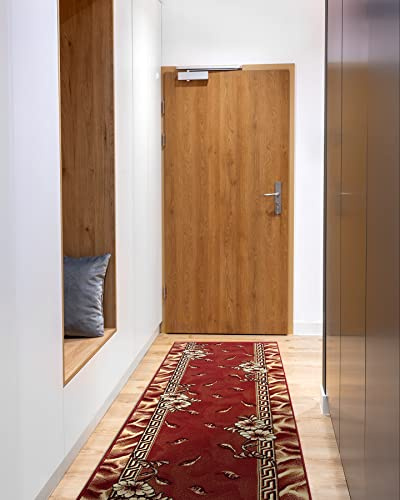 rugsx Passatoia BCF TRIO per cucina, corridoio, soggiorno, robusto, classico, bordo 70x270 cm