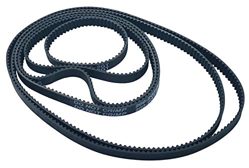 Fajoeda GT2 - Cinghia dentata per stampante 3D, 6 mm, GT2-6 mm, passante chiuso in gomma, 110 mm, 158 mm, 200 mm, 200 mm, 280 mm, 300 mm, 6 pezzi