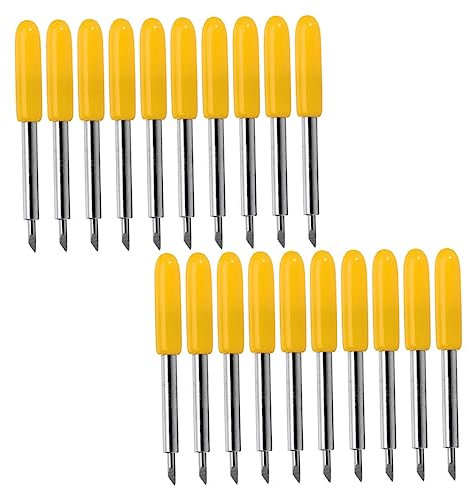 NUOBESTY 150pezzi Lame Da Taglio Di Precisione Per Plotter Sostituzione Per Cutter Professionale Per Materiali Sottile e Medi Realizzate Di Tungsteno Di Alta Durabilità