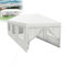 XMTECH Partyzelt Pavillon 3x9m mit 8 Seitenteile -27 m², weiß Festzelt Gartenpavillon Gartenzelt Gartenzelt PE Plane für Party, Hochzeit, kommerzielle Aktivitäten