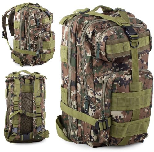 Verk Group Rucksack Militär BW Wanderrucksack Grün Woodland Kampfrucksack Trekking Camping Bundeswehr 30L