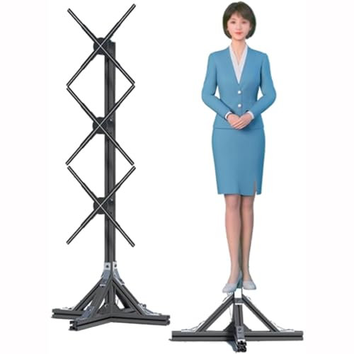 3D Hologram Fan,50CM 3D Hologram Projector Advertising Display,1X3 Video Wall for Human Size 3D LED Hologram Fan Display Animation Video Projector,for Business Store Signs,Bar,Casino,Party,hallowee