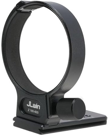 Hersmay 80 mm Stativschelle Tripod Mount Ring für Nikkor Z 180–600 mm f/5.6–6.3 VR Objektivstativ, Halsband, Kameralinse, Stativringadapter