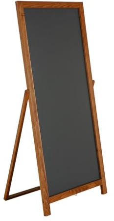 Danieli - Lavagna Cavalletto con Superficie Reversibile - Lavagna Nera Magnetica e Scrivibile e Cavalletto in Legno per Bar e Locali (44 x 102)