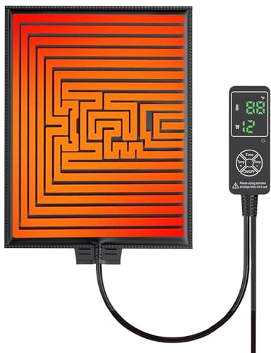 Tappetino riscaldante per terrario - Cuscinetto termico rettile fonte di riscaldamento elettrica e affidabile per accessori per terrari, controllo della temperatura efficiente dal punto di vista