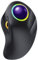 ProtoArc Wireless Trackball Mouse Bluetooth, EM03 Ergonomic RGB Finger-operated Trackball Mouse Rechargeable Computer Laptop Mouse, 3 Device Connection, for iPad, Mac, Windows - Purple