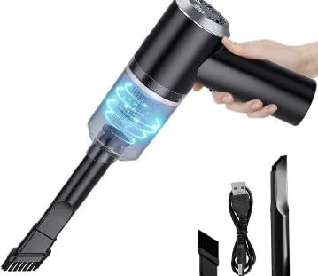 MF Mini Aspirapolvere Portatile 3 in1 Ricaricabile USB Auto Casa Ufficio 120W Accessori Soffia Aspira Senza Fili 12000pa Ad Alta Potenza Pulizia Tastiera Pc Soffiatore