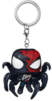 Funko Pop! Keychain: SM2VG - Spider-Man - Advanced Suit 2.0 Symbiote Takeover - Spider-man 2 Video Game Novelty Keyring - Collectable Mini Figure - Stocking Filler - Gift Idea - Official Merchandise