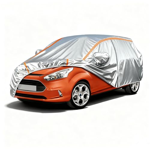 Copertura auto per Ford B-MAX Telo copriauto da esterno,copertura completa per auto antipioggia,antigraffio e antineve con cerniere per porte
