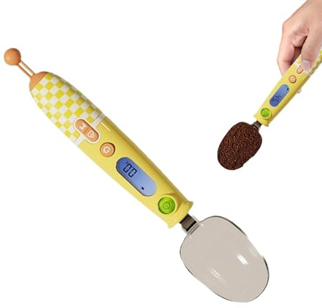 Báscula de cuchara, báscula de cuchara de medición digital,Cuchara de medición digital de precisión, pantalla LED - Cuchara métrica electrónica con pantalla de cabeza de cuchara suelta