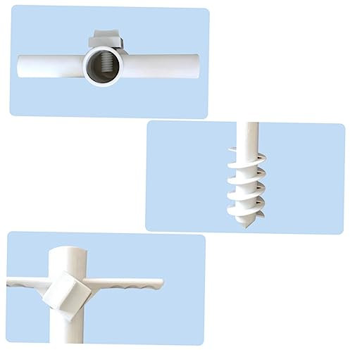 BEBEMOKO 1pièce Ancre De Parasol De Plage à Cinq Piques Support Sable pour Parasol De Plage Facile à Installer Et Légère Idéale pour Voyage