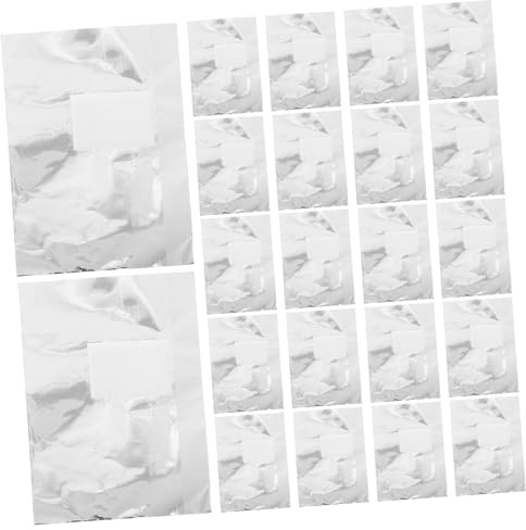 PLAFOPE Lot de Papillotes Aluminium pour Retrait Gel Ongles avec Tampons Coton Protection Chimique Facile pour Vernis Semi-permanent