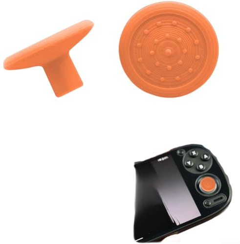Cappucci joystick per Retroid Pocket 5, antiscivolo e regolabili in altezza, materiale PC, controllo preciso per gaming, set da 2, bianco (arancione)