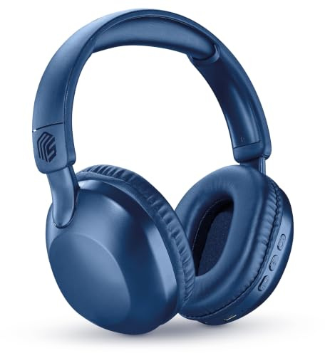 Music Sound Auriculares inalámbricos de Diadema Ajustable Easy con Bluetooth, Controles, micrófono Integrado, Puerto Jack de 3,5 mm y hasta 30 Horas de autonomía