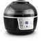 Klarstein VitAir Turbo Heißluftfritteuse - 1400 Watt Heissluftfriteuse, Airfryer mit 9 Liter Garraum, 50 bis 230°C, Timer, Halogen-Infrarot-Heizelement, Kuppel-Design, schwarz-grau