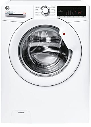 Hoover H3W 48TE-11 H-WASH 300 LITE Lavatrice 8 Kg, 1400 Giri, Connettività NFC, Carica Frontale, Libera Installazione, 85x52x60 cm, Bianco, Classe D