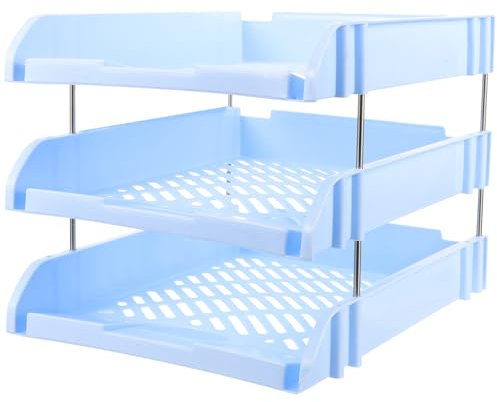VILLCASE Office Desk Letter Tray Organizer Paper Organizer for Desk Stackable Paper Tray