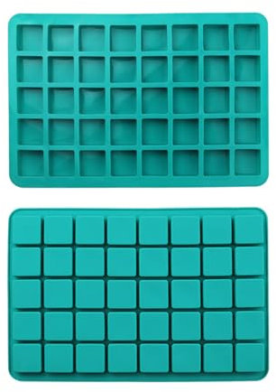 Paquete De 2 Moldes Cuadrados, Moldes De Silicona, Herramientas Para Hornear, Utensilios De Cocina, Pueden Hacer Chocolate, Cubitos De Hielo, Dulces