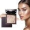 1 Stück Illuminante Argento in Polvere, Correttore Luminoso e Polvere Contorno, Luminosità Duratura per Guance, Occhi e Naso, Perfetto per Look Brillanti (02#)