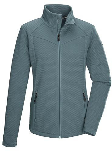 Killtec Damen Powerstretchjacke mit Stehkragen KOW 2 WMN FLX JCKT, blaugrau, 50, 43292-000
