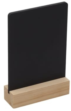 ADVERTISING PLATE INFORMATION chalk MENU A6 18x12 natural stand