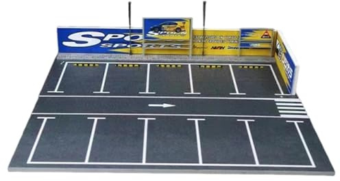 Yunhgft Maqueta de Estacionamiento a Escala 1:64 - Kit de Autoensamblaje - Camión Realista, Estilo B