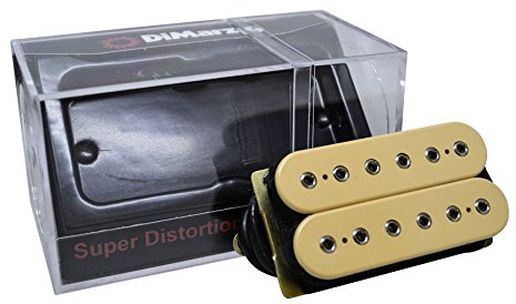 DiMarzio Super Distortion Humbucker Pickups Guitarra, Crema