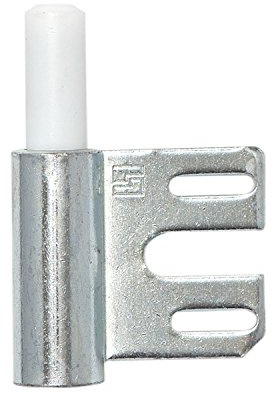 Türband-Rahmenteil V 8100 WF f. gefälzte Türen, Band ø 15 mm, Stahl verzinkt ; 1 Stück