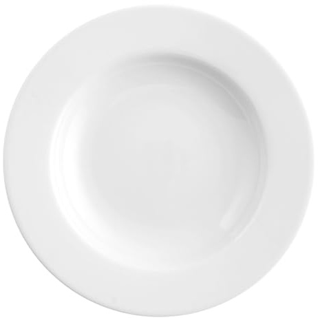 SATURNIA Ischia Teller Porzellan weiß 23 x 23 x 4 cm