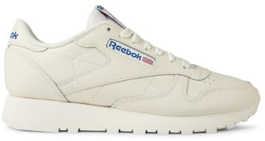 Reebok Unisex Classic Leather Sneaker,Chalk Vecblu Vecred,40.5 EU
