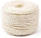 SGAVAHSG Sisal Rope for Cat Tree Cat Scratcher Repairing 33 FT, 6mm (1/4 inch) Diameter Natural Sisal Rope for Scratching Post Tower Replacement or Recovering, DIY Cat Scratcher