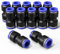 Bwintech 12 Pcs 8mm bis 10mm pneumatische gerade Verringerung Push to Connect Adapter Quick Release Reducer Fittings(PG8-10)