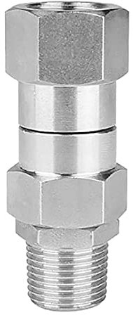 Xtahdge Nettoyeur , articulation pivotante, raccords filetés extérieurs NPT 3/8, 4500 PSI, pour nettoyeur (acier inoxydable)
