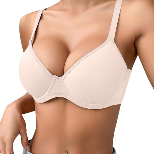 Bra Size 38A Summer Bra Low Back Push Up Sports 40D Front Fastening G Cup Sports Pushup Invisible Ignited Front Fastening Strapless Without Wire Teen C Cup Khaki 80C