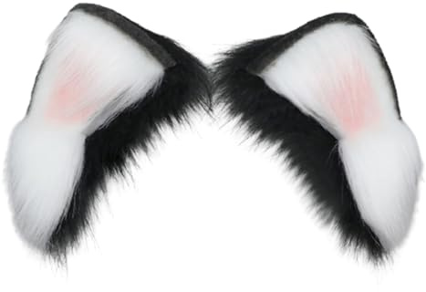 Xinsheinelry Haarreif für Erwachsene, Teenager, Cosplay, elektrisch, bewegliches Ohr, Make-up, wiederaufladbar, Cosplay-Kopfschmuck