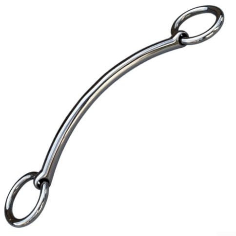 Boquilla multi de la sección del pedazo del snaffle del caballo del acero inoxidable el 11.5cm para la boca sensible del equipo del montar de la tachuela inglesa plata