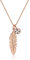 Elli Womens Crystal Necklace, Rose Gold, 45