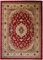 Carpeto Teppich Orientteppich Rot 70 x 140 cm Medaillon Konturenschnitt Muster Iskander Kollektion