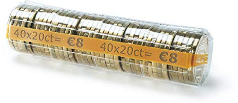 Monetique L250TC020 Münzhüllen, 0,20 Euro, 250 Stück