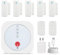 UMEIMA Kit Alarma casa, 5G WLAN Sistema de Alarma para casa con Sirena de 120DB, Controles Remotos y Sensor de Puerta/Ventana, Compatible con Alexa – Ampliable
