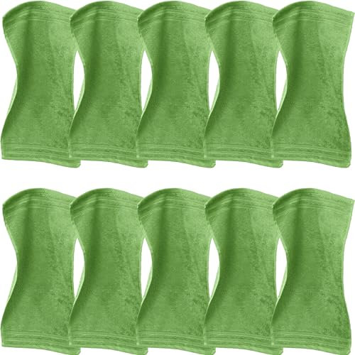 Erwin Müller Gästetuch Heidelberg 10er- Pack, 100% Baumwolle apfelgrün Größe 30x50 cm - weiche Qualität, saugstark und strapazierfähig - praktisch durch Schlaufe