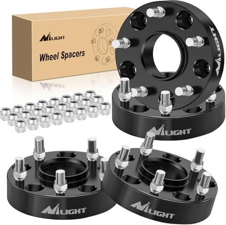 Nilight Ram 1500 Wheel Spacers 5x5.5,Hubcentric Wheel Spacer 1.5 inch for Ram 1500 2012 2013 2014 2015 2016 2017 2018 5x139.7mm with 77.8mm Hub Bore M14x1.5 Studs-4pcs