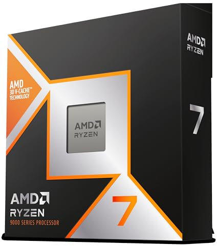 AMD RYZEN ™ 7 9800X 3D Desktop Processor (8-core/16-thread, 104MB cache, up to 5.2 GHz max boost)