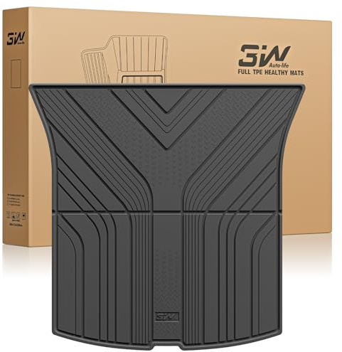 3W Tapis de Coffre pour Tesla Model Y 2025 2026 Juniper,Compatible avec 2026 New Standard, Imperméable et Résistant, Protection du Coffre pour Chiens en Thorex™,Facile à Nettoyer