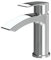 Arc Basin Mixer Tap – Chrome Finish Single Lever Bathroom Sink Mixer | Deck Mounted, Hot & Cold Water | Modern Compact Tap with Flexible Connectors (Curved)