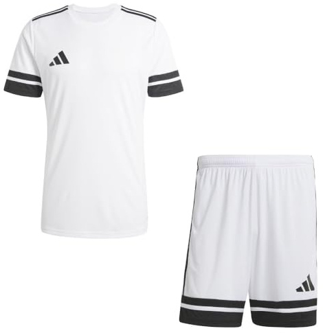 Addias Trikotsatz Herren weiß schwarz Squadra 25 Gr/2XL - Sportbekleidung Set